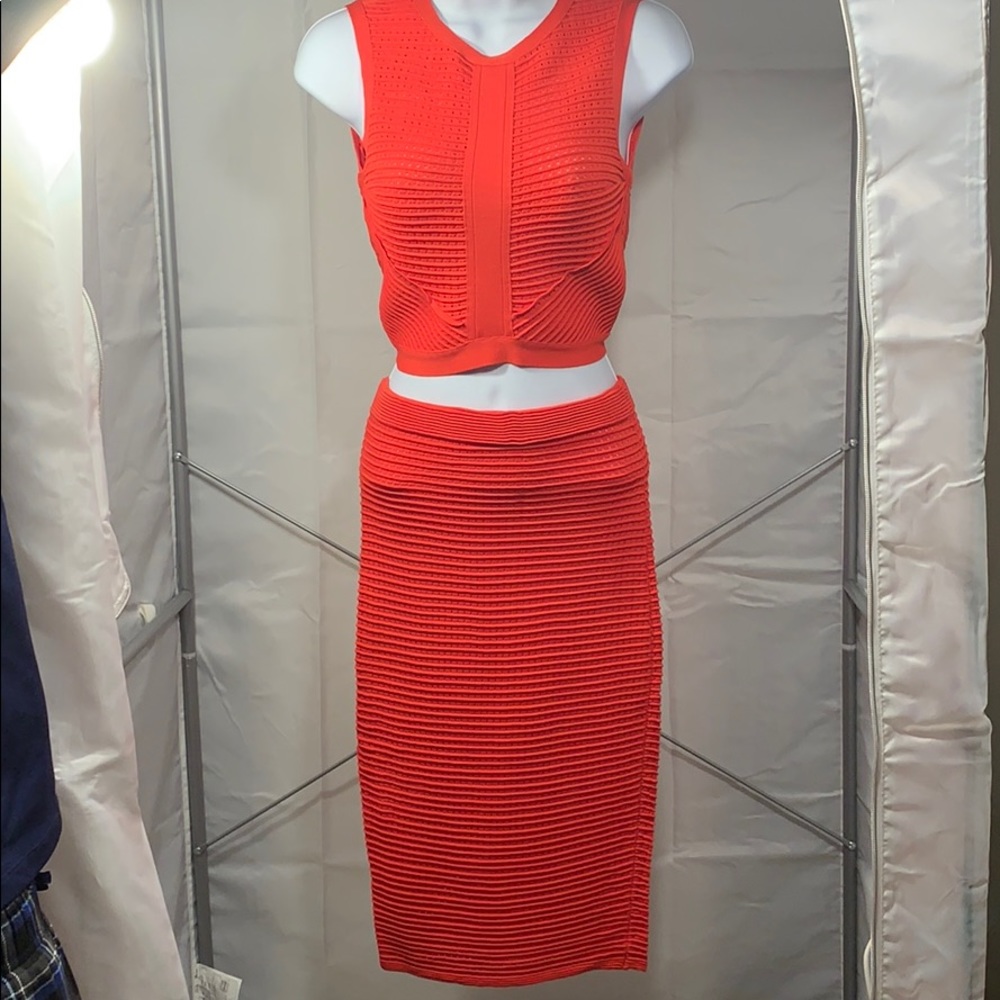 2 pc set by Bebe in Coral